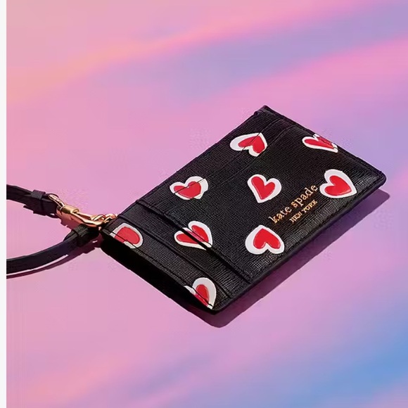 Kate Spade Stencil Hearts medium tote and wallet set - Picture 8 of 12